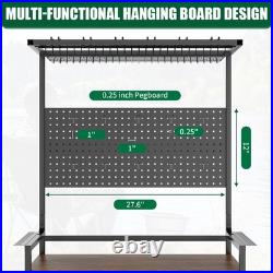 Fishing Rod Storage Rack Rolling Tackle Cart for Rods Reels Tackle Boxes Bags
