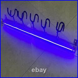 Fishing Sure Grip Steel Boat Rod Holder Rests with Mounting Base LED Blue Light