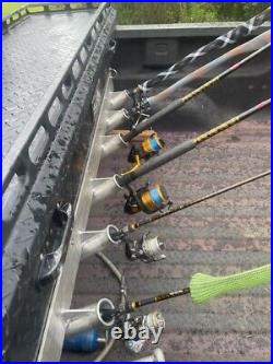 Fishing rod holder for trucks Fishing rod holder for trucks