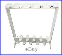 Fishing rod rack that hold more rods in less space than typical 20 rod holders