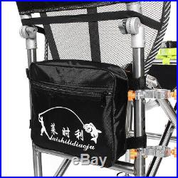 Folding Fishing Chair Portable Outdoor Camping Umbrella Rod Bracket Holder Seat