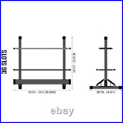 Fresh/ Salt Water Fishing Rod Rack Holder Pole Organizer Aluminum Ground Stand