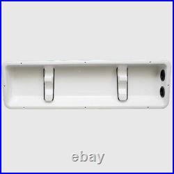 Glastron Boat Fishing Rod Holder 032-3118 2 Slot White Plastic