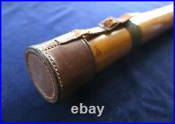 HARDY BROS ORIGINAL BAMBOO ROD HOLDER TUBE CASE fly fishing split cane reel bag