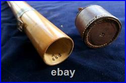 HARDY BROS ORIGINAL BAMBOO ROD HOLDER TUBE CASE fly fishing split cane reel bag