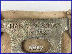 Hank Newman Fishing Harness Antique 1960's Rod Holder Metal & Felt Insanely Rare