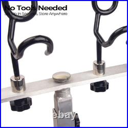 Heavy-Duty Aluminum Spider Rigging Rod Holder for Boats, Adjustable 16.5-30.5