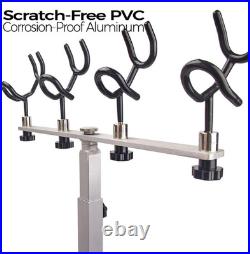 Heavy-Duty Aluminum Spider Rigging Rod Holder for Boats, Adjustable 16.5-30.5