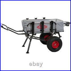 Heavy Duty Collapsible Fishing Trolley Cart holds 200lb for Gear, Cooler and more