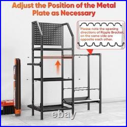 Heavy Duty Fishing Rod Holders Rack 3 Tier Storage for 18 Rods, Metal Organize