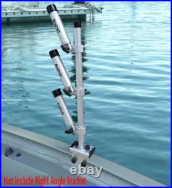 Heavy-Duty Gunnel Track Mount Fishing Rod Holder in Marine-Grade Aluminum