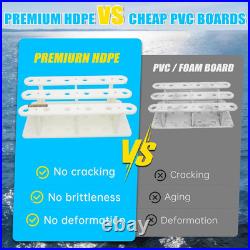 Heavy-Duty HDPE Fishing Rod Holder Rack for 18 Rods Deck & Dock Mount Rod Stor