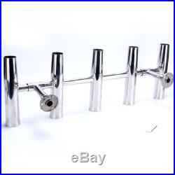 High Quality 5 Tube Adjustable Stainless Rocket Launcher Rod Holder-Rotated 360°