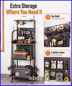 Homde Fishing Rod Holders For Garage Large Capacity Up To 12 Rods HS032