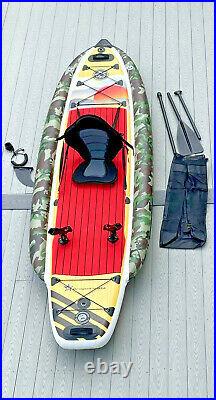 ISUP 11' for Fishing Includes Seat + 2x Fishing Rod Holders