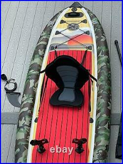 ISUP 11' for Fishing Includes Seat + 2x Fishing Rod Holders