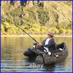 Inflatable Fishing Float Tube, Float Tubes for Fishing WithRod Holder Fish Ruler Inflatable Fishing Float Tube, Float Tubes for Fishing WithRod Holder Fish Ruler