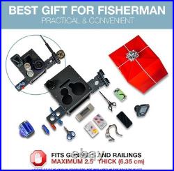 Jon Boat Rod Holder and Storage Organizer John Boat Accessories for Fishing