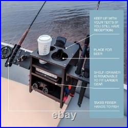 Jon Boat Rod Holder and Storage Organizer John Boat Accessories for Fishing