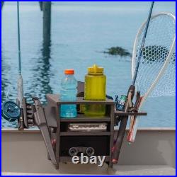 Jon Boat Rod Holder and Storage Organizer John Boat Accessories for Fishing