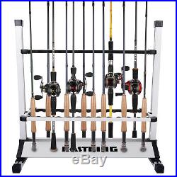 KastKing Rack'em up Fishing Rods Holder -12 Rod Rack for Freshwater, 24 for all