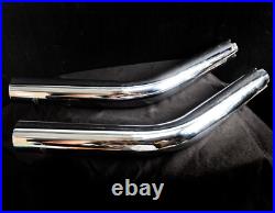 Lee's Miami Outrigger Holder 2 Angled Pole End Mounts Chrome Bronze Tube Pair