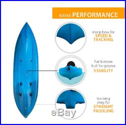 Lifetime Tamarack Angler Fishing Kayak Blue 10 Brand New With Paddle/Rod Holder
