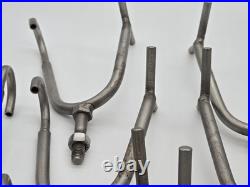 Lot of 10 Stainless steel Rail Boat Mount Fishing Rod Holders 1/2 Bolt E