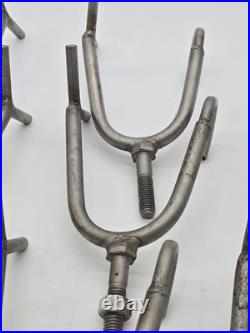 Lot of 10 Stainless steel Rail Boat Mount Fishing Rod Holders 1/2 Bolt E