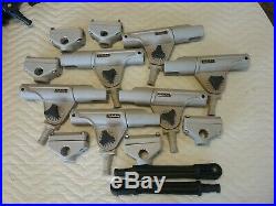 Lot of 6 Cabela's Quick Draw Rod Holders/ Scotty mounts/ 2 height extenders