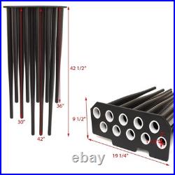 Lowe Boat Fishing Rod Holder 10-Tube 42 1/2 Inch Black NEW SALE