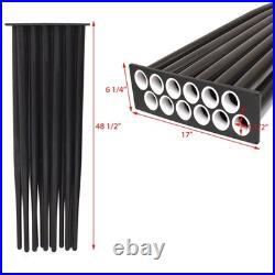 Lowe Boat Fishing Rod Holder 2293828 12-Tube 48 1/2 Inch Black