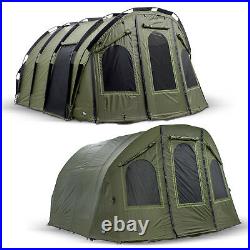 Lucx Bivvy + Winterskin Fishing Tent + Cover 2 4 6 Mann Carp Tent Bigfoot