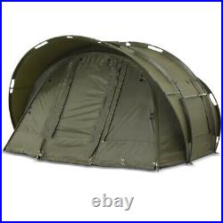 Lucx Fishing Tent + Cover Carp Tent 1, 2, 3 One Bivvy + Winterskin Leopard
