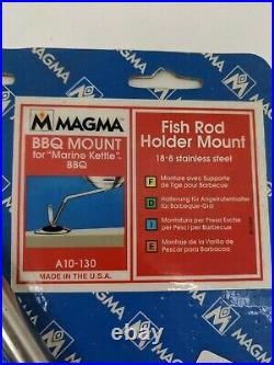 Magma Fish Rod Holder Kettle Grill Mount Cross Pin Type L-Bracket A10-130 Boat