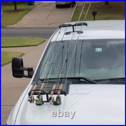 Magnetic Fishing Rod Racks for Vehicle (Truck or SUV) with black (shade)