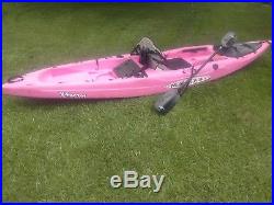 Malibu Kayak X-Factor Fishing Kayak 14.5ft, 4 rod holders, seat & paddle