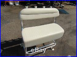 Marine Boat Leaning Post Seat back rest rod holders center console fishing alum