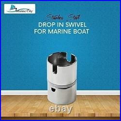 Marine City Swivel Rod Holder 316 SS Heavy Duty Corrosion-Resist for Boat 4 Pcs Marine City Swivel Rod Holder 316 SS Heavy Duty Corrosion-Resist for Boat 4 Pcs