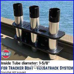 Marine Vertical Fishing Rod Holder Aluminum Non-Rust for Tracker Boat Versatrack