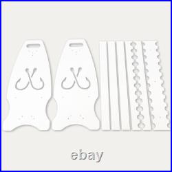 Marlin Fishing Pole Rack, Holds 24 Fishing Rods and Reels, Weather-Resistant, Ga