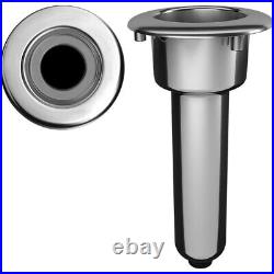Mate Series C1000Ds Elite Screwless Stainless Steel 0? Rod And Cup Holder Drain