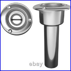 Mate Series Stainless Steel 0° Rod & Cup Holder Open Round Top C1000N Mate Series Stainless Steel 0° Rod & Cup Holder Open Round Top C1000N
