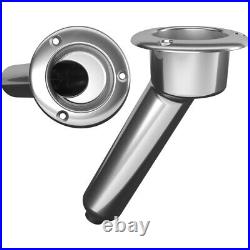 Mate Series Stainless Steel 30° Rod & Cup Holder Drain Round Top