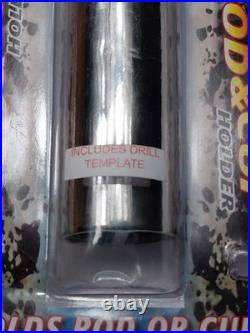 Mate Series Stainless Steel 30° Rod & Cup Holder Open Round Top