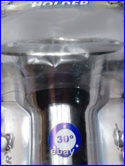 Mate Series Stainless Steel 30° Rod & Cup Holder Open Round Top