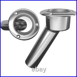 Mate Series Stainless Steel 30 Rod Cup Holder Open Round Top C1030ND