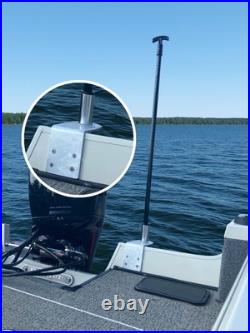 Mount Transom Island Anchor Shallow Water Anchor Pole Holder