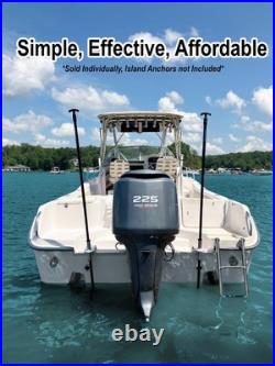 Mount Transom Island Anchor Shallow Water Anchor Pole Holder