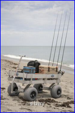 NEW Big Kahuna Beach & Fishing Wagon-UV Deck-No Rust-Lightweight-Made In USA